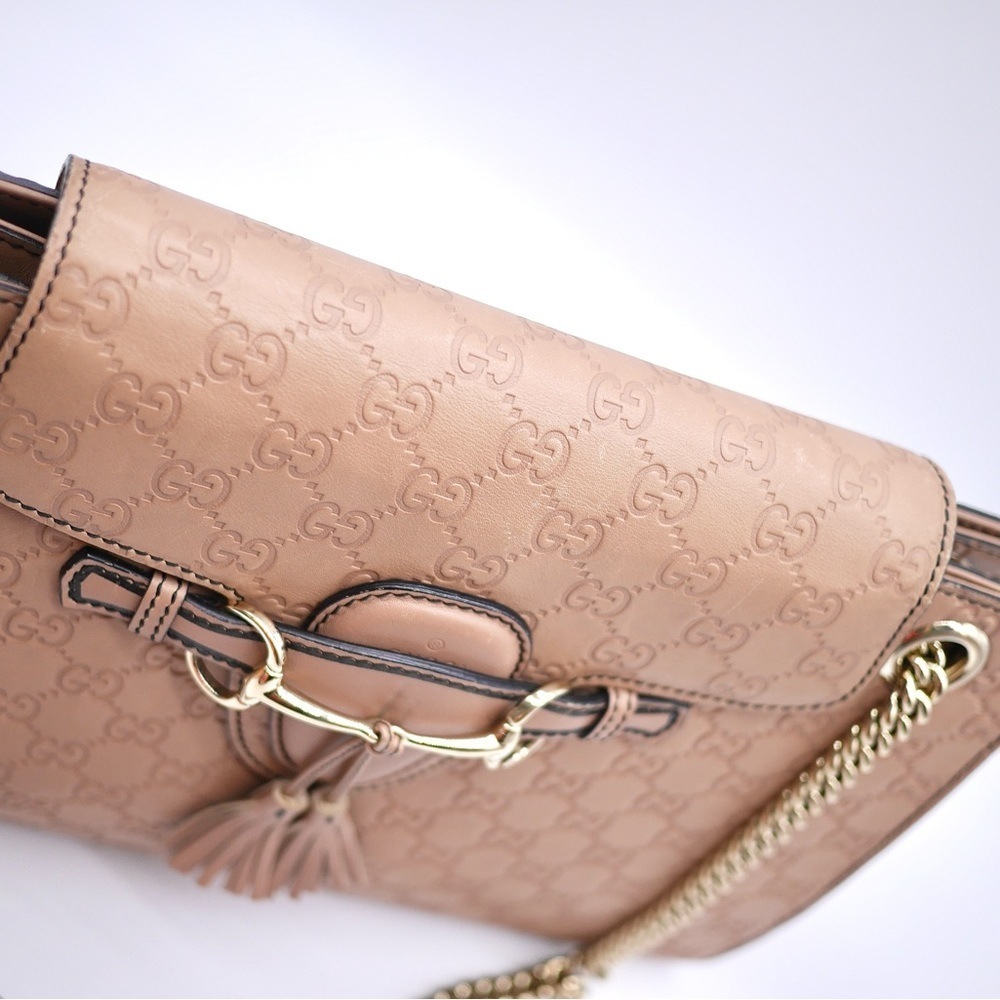🍓GUCCI Microguccissima Emily Chain Shoulder Bag - Picture 3 of 14